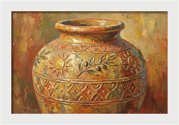 Decorative Mediterranean Vase