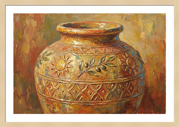 Decorative Mediterranean Vase