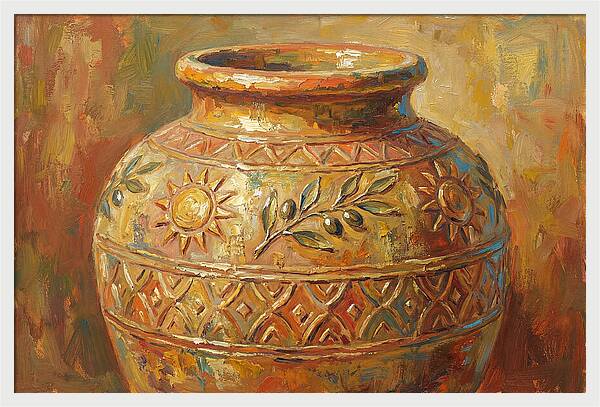 Decorative Mediterranean Vase