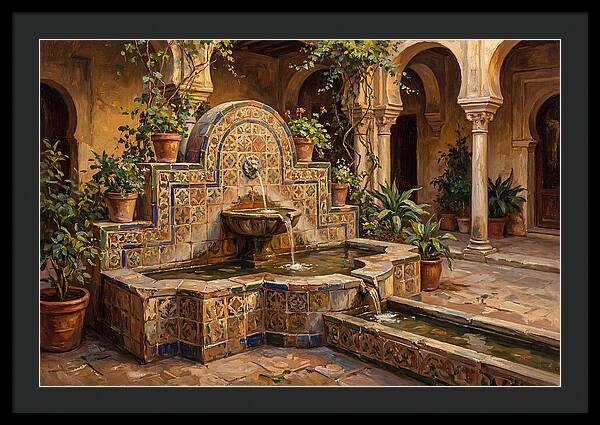 Decorative Moorish Fountain