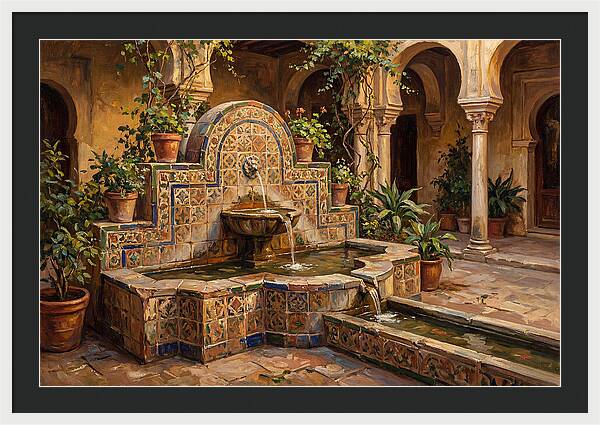 Decorative Moorish Fountain