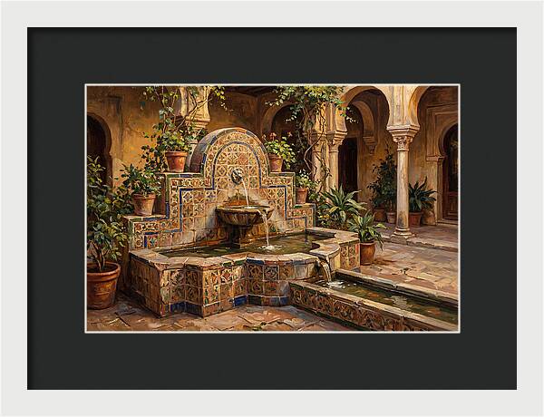Decorative Moorish Fountain