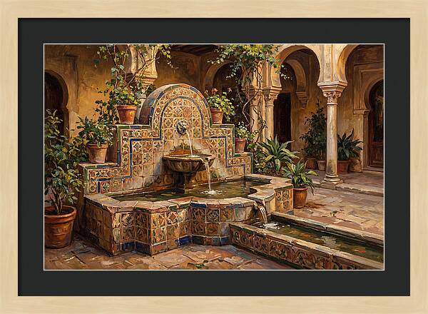 Decorative Moorish Fountain
