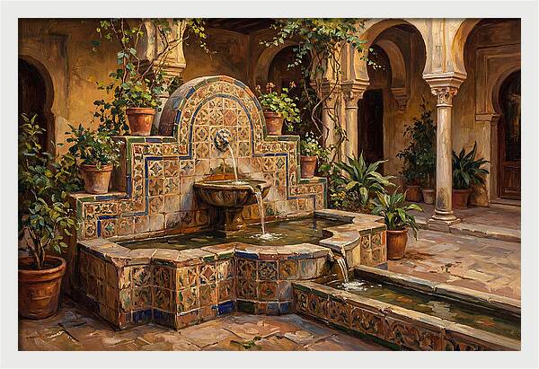 Decorative Moorish Fountain