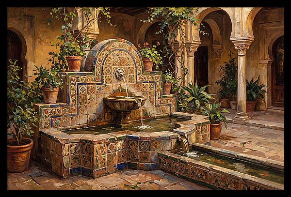 Decorative Moorish Fountain