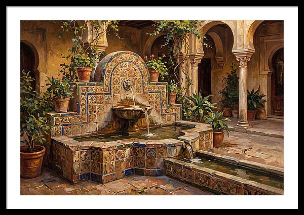 Decorative Moorish Fountain