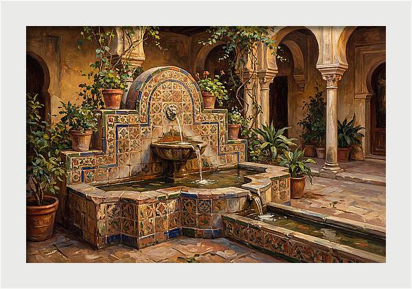 Decorative Moorish Fountain