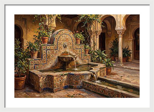 Decorative Moorish Fountain