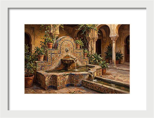 Decorative Moorish Fountain