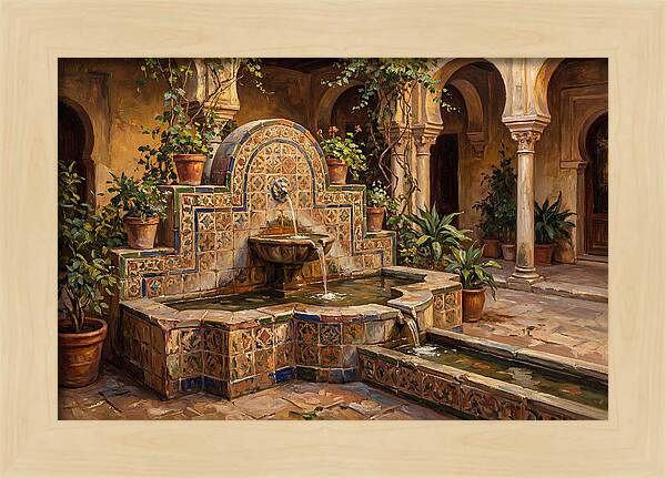 Decorative Moorish Fountain