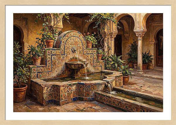 Decorative Moorish Fountain