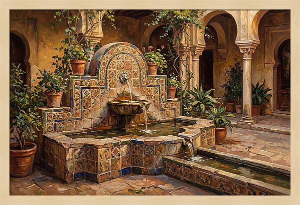 Decorative Moorish Fountain