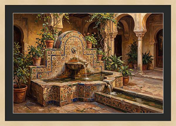 Decorative Moorish Fountain