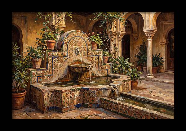 Decorative Moorish Fountain