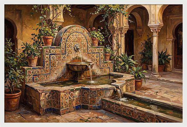 Decorative Moorish Fountain