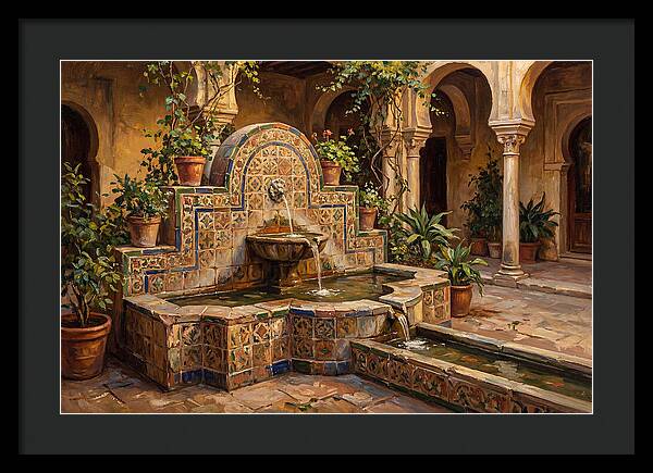 Decorative Moorish Fountain