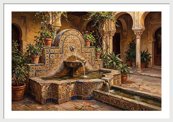 Decorative Moorish Fountain