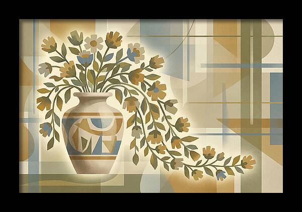 Decorative Urn With Flowers