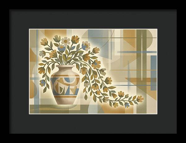 Decorative Urn With Flowers
