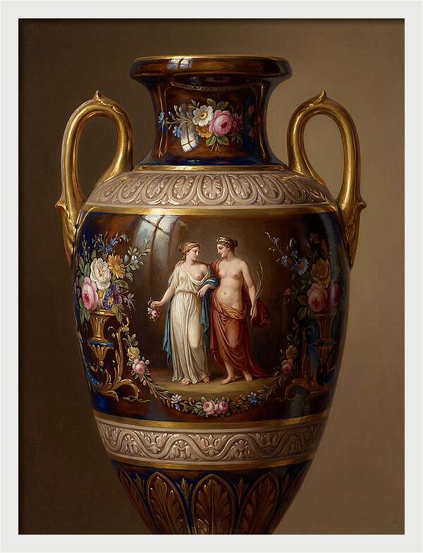 Decorative Vase With Figures