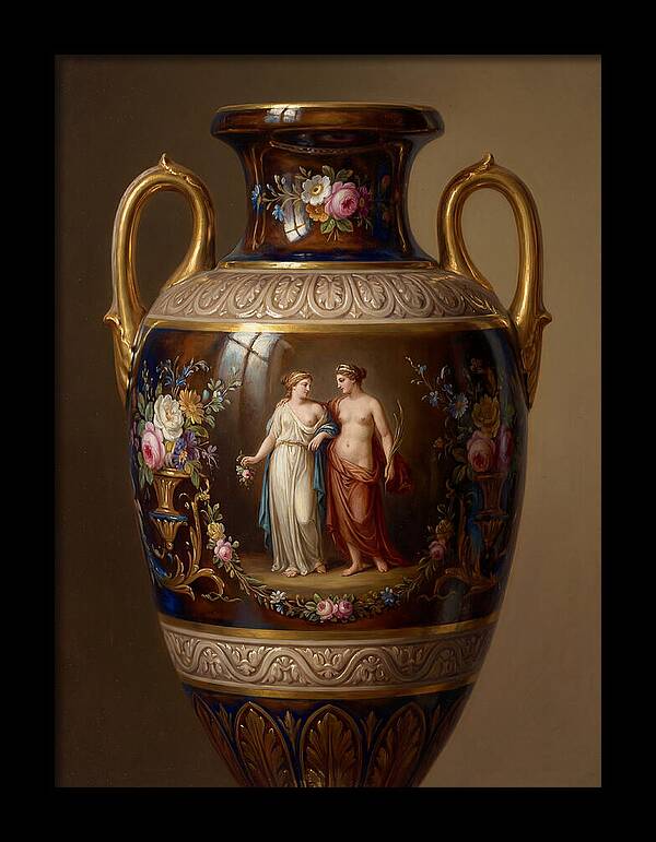Decorative Vase With Figures