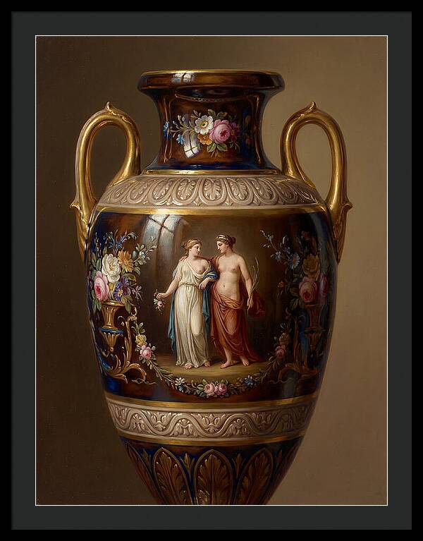 Decorative Vase With Figures