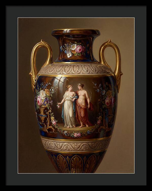 Decorative Vase With Figures