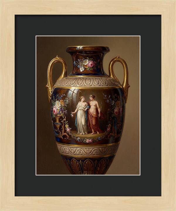 Decorative Vase With Figures