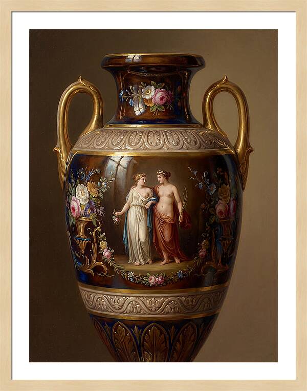 Decorative Vase With Figures