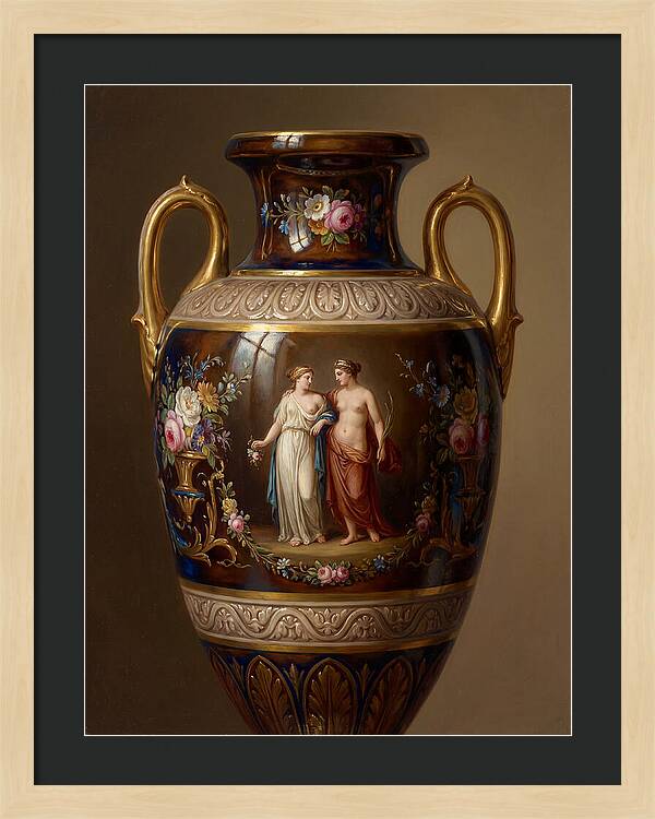 Decorative Vase With Figures