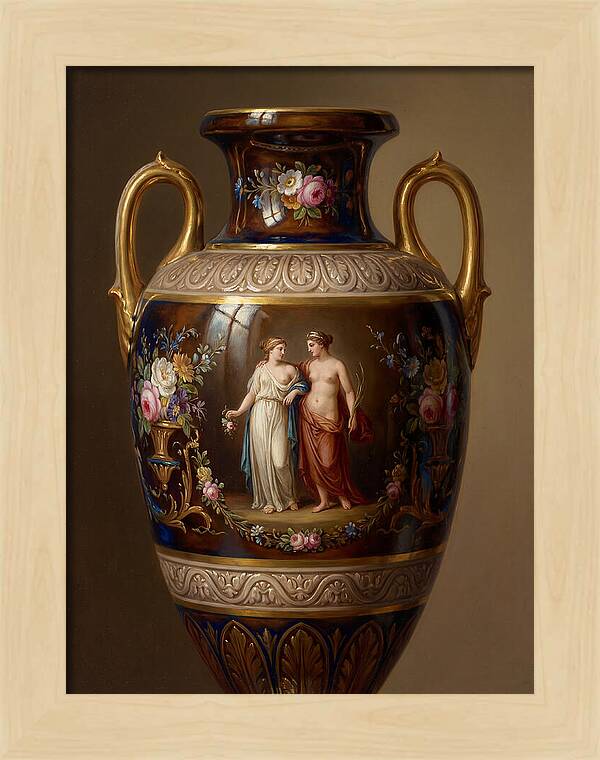 Decorative Vase With Figures