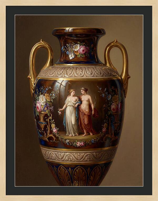 Decorative Vase With Figures