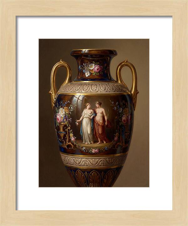Decorative Vase With Figures