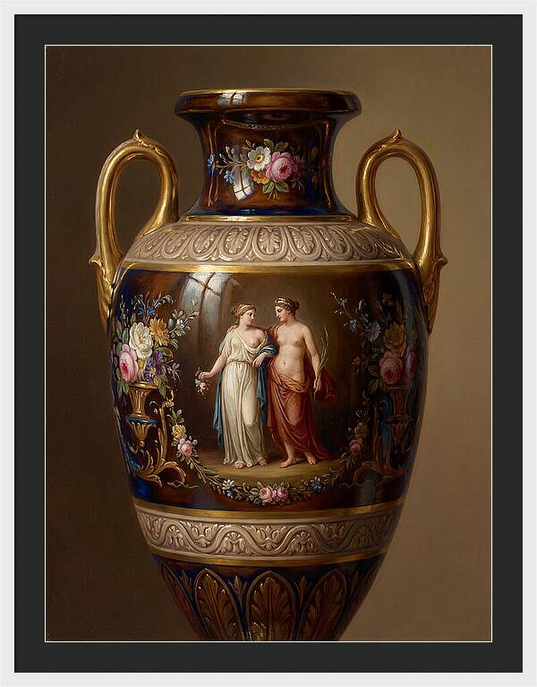 Decorative Vase With Figures