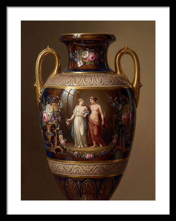 Decorative Vase With Figures