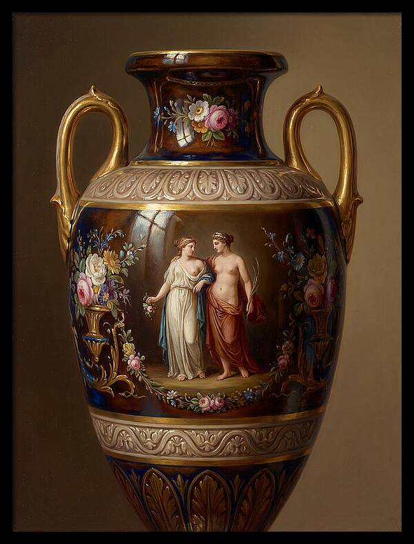 Decorative Vase With Figures