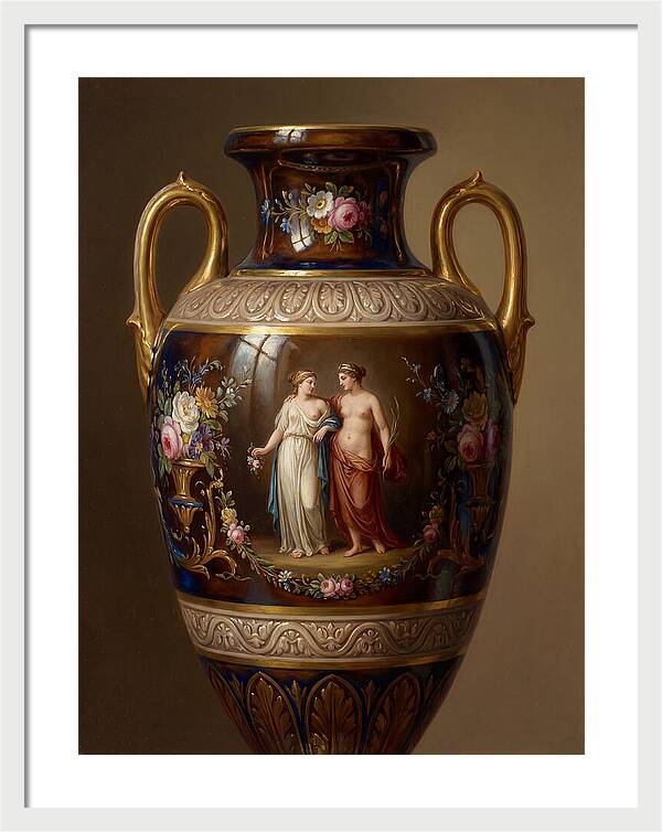 Decorative Vase With Figures