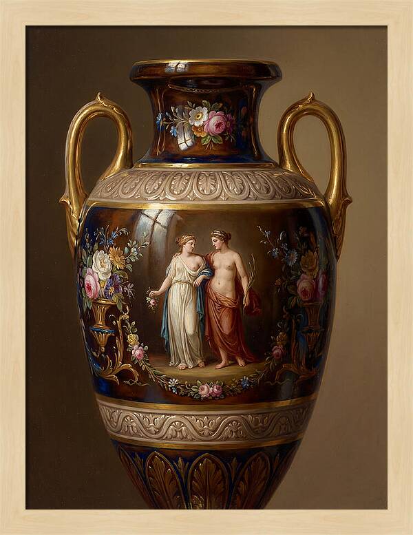 Decorative Vase With Figures