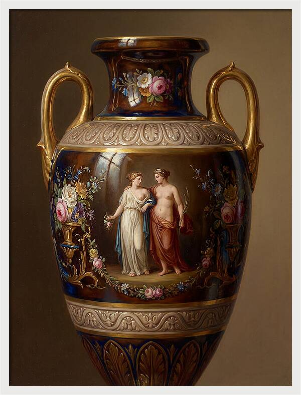 Decorative Vase With Figures