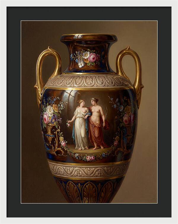 Decorative Vase With Figures