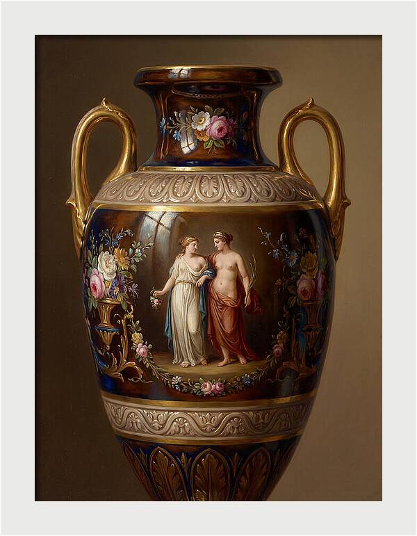 Decorative Vase With Figures