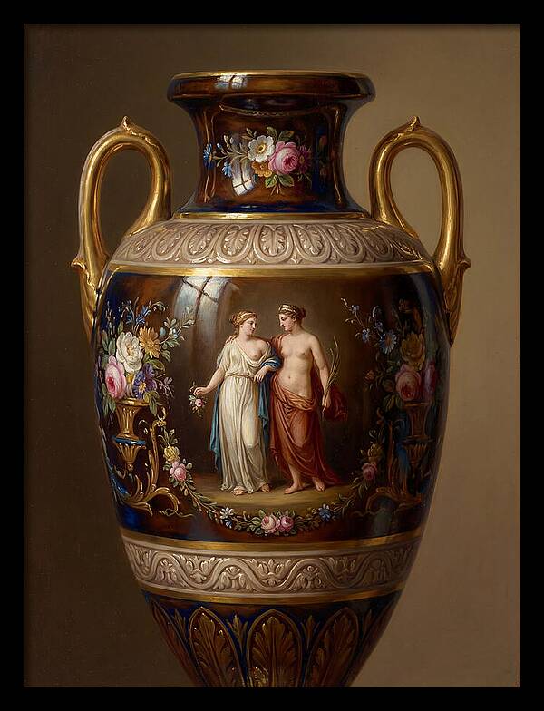 Decorative Vase With Figures