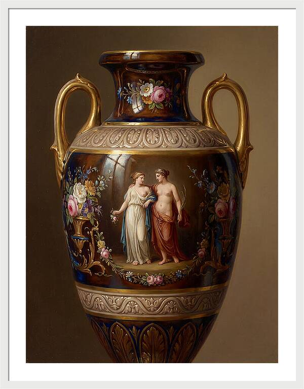 Decorative Vase With Figures