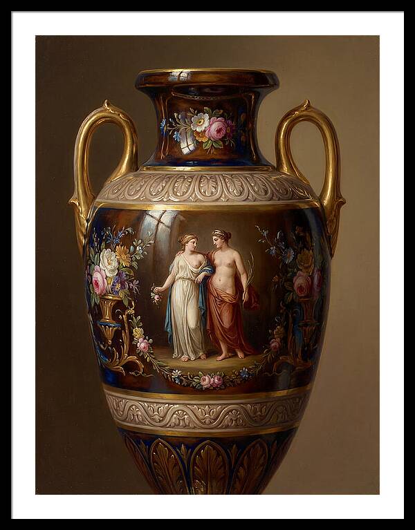 Decorative Vase With Figures