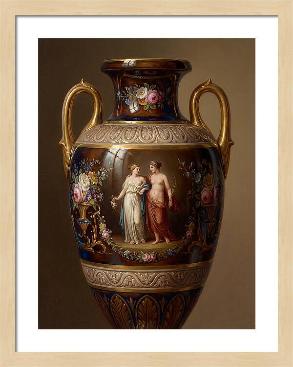 Decorative Vase With Figures