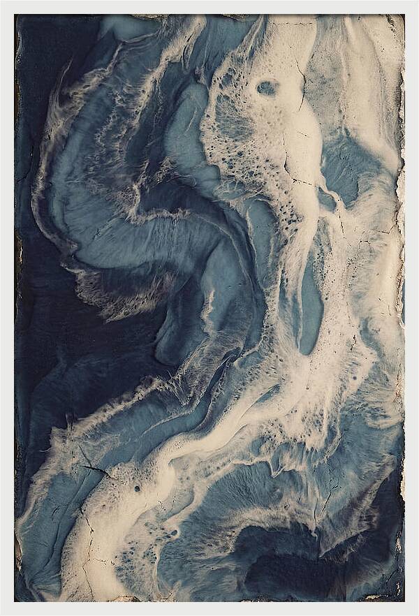 Deep Blue Ocean Wave