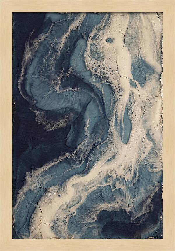 Deep Blue Ocean Wave