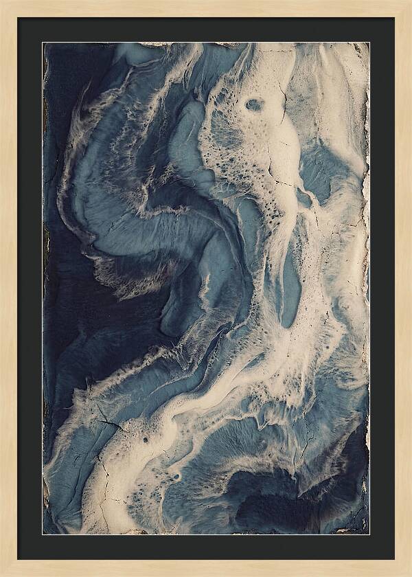 Deep Blue Ocean Wave