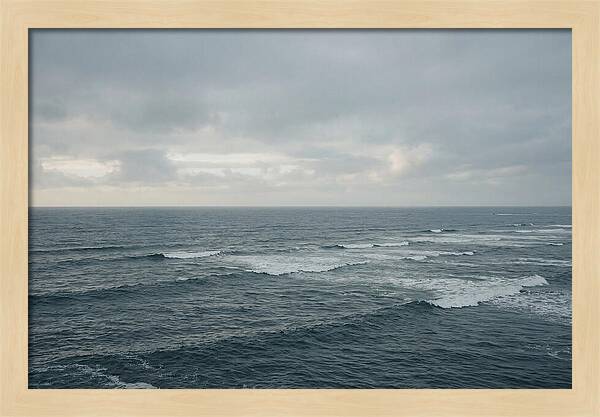 Deep Blue Ocean Waves