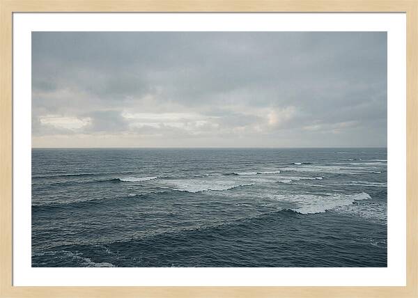 Deep Blue Ocean Waves